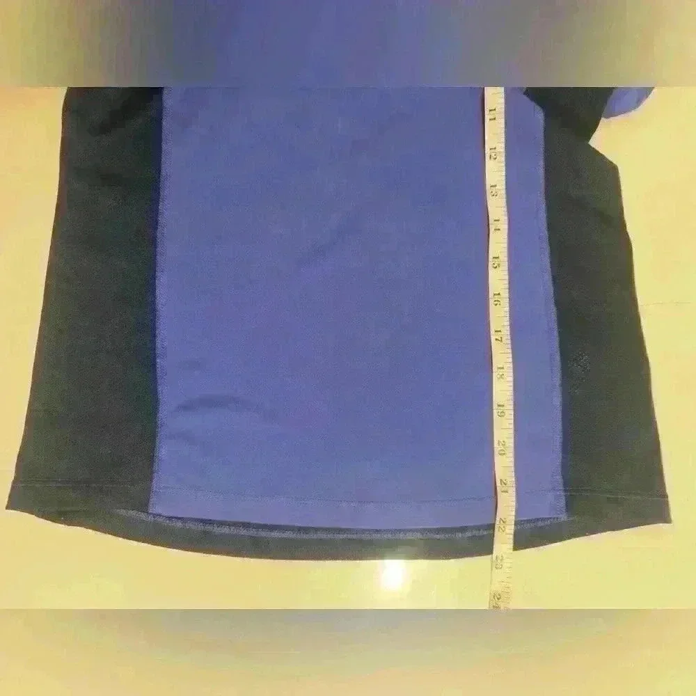 Nike Dri-FIT Miler Running T-Shirt, Women’s Small, Two Tone Violet and Navy Blue - Picture 5 of 8